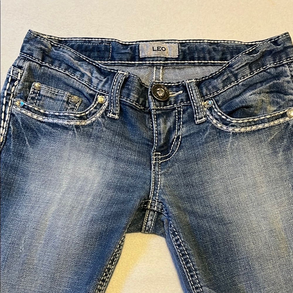 Daytrip Blue Skinny Jeans with Vintage Fading